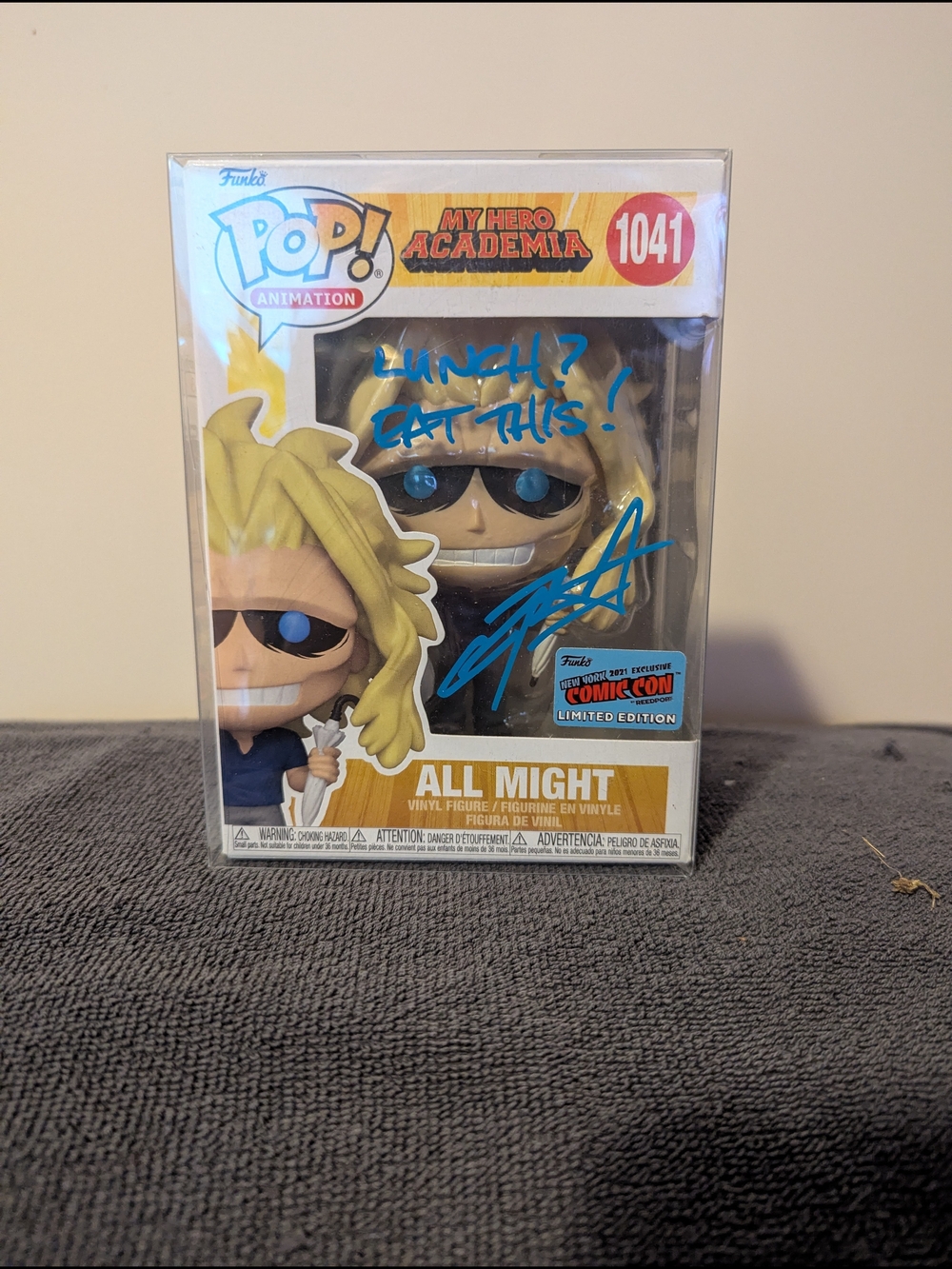 Signed All Might Funko Pop (Certified)